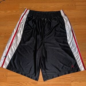 Vintage Rare Nike Air Jordan Black White Red Basketball Shorts 3xL Men’s